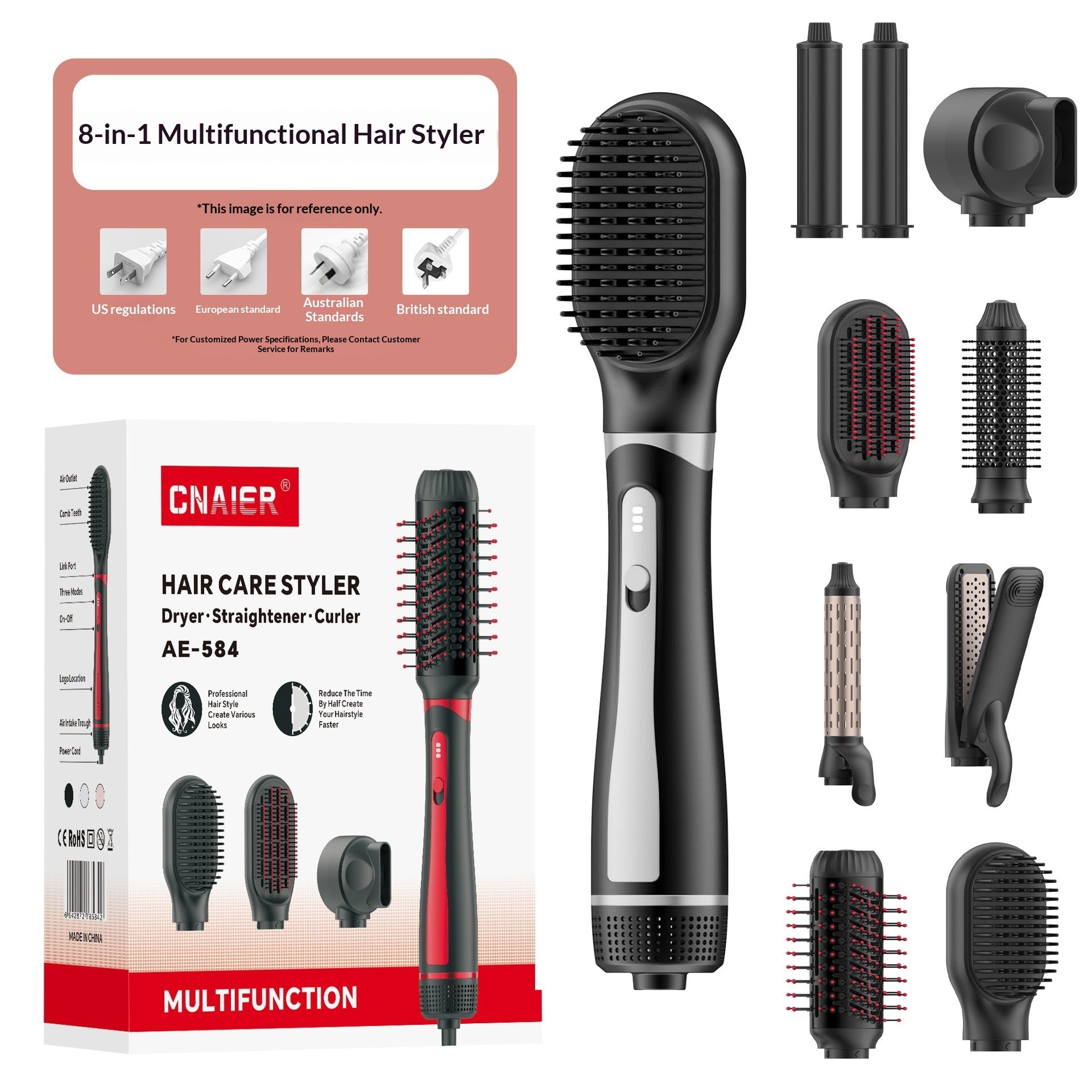 Dual-function Hair Straightener For Both Curling And Straightening