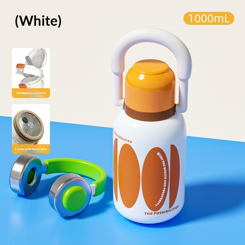 Cartoon Outdoor Portable Dual Drinking Cups