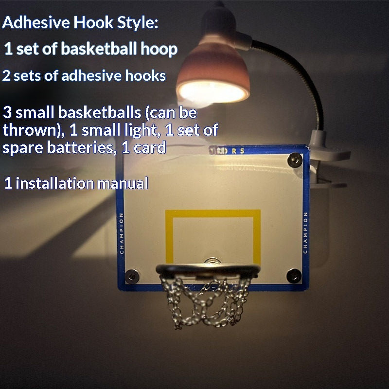 Basketball Hoop Mini Shooting Basket Night Light