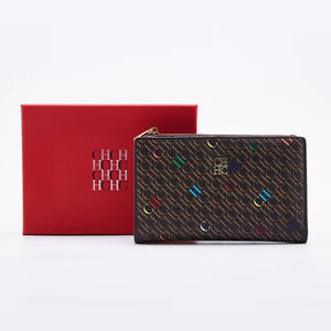 '-Women'S Cartoon Printing Long Wallet Retro Classic Wallet PVC Material Fashion Simple Large Capacity Bags