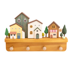 Creative Cute Key Hook Storage Wall Shelf