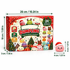 Christmas Advent Calendar 24 Day Dumpling Squishy Countdown 2026 for Adults Gift