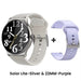 Solar Lite Smart Watch 1.38" Display Bluetooth 5.3 100+ Watch Faces Spo2 Heart Rate Monitor 20 Days Endurance Smartwatch
