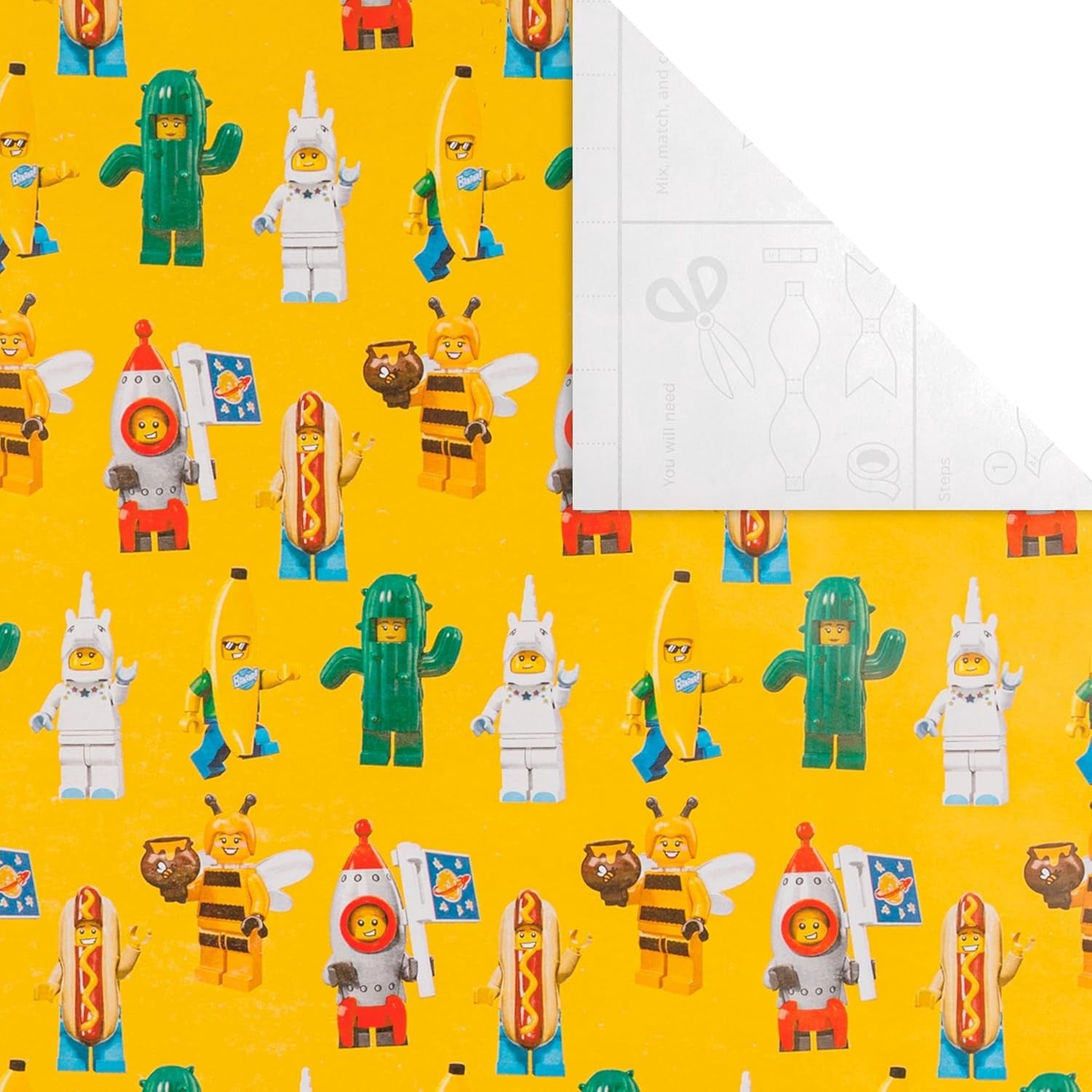 LEGO Wrapping Paper Multipack - 6M - 3X2M Rolls