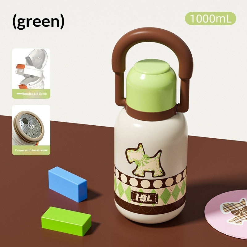 Cartoon Outdoor Portable Dual Drinking Cups