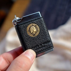 Portable Outdoor Mini Aluminum Ashtray With Lid