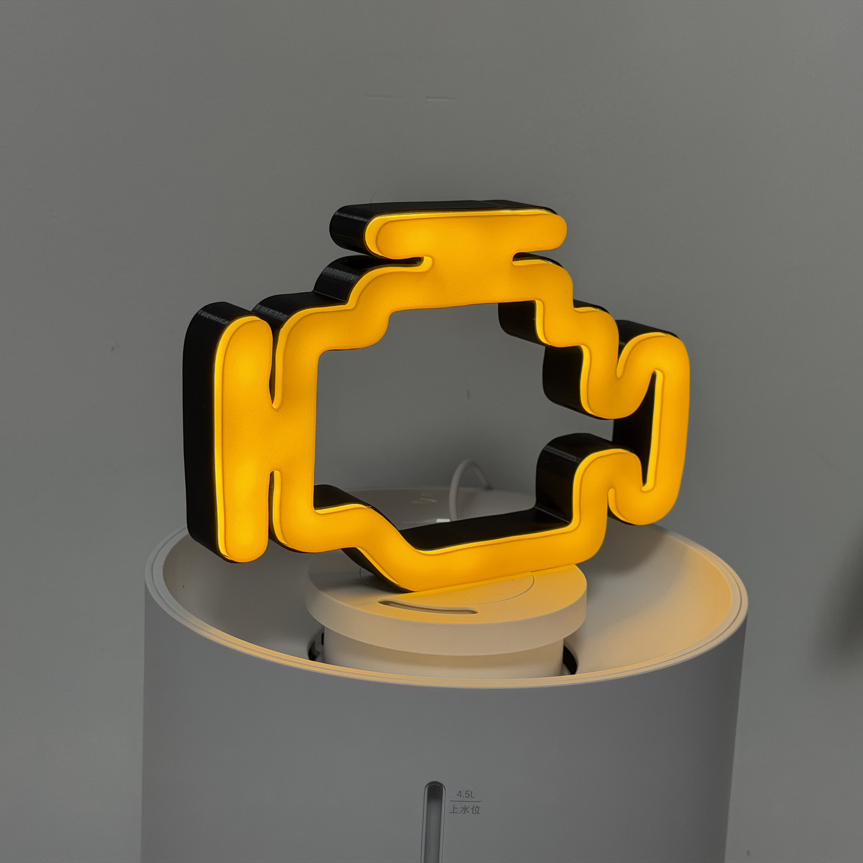 Engine Fault Light Ornament USB Illuminated Decorative Lamp