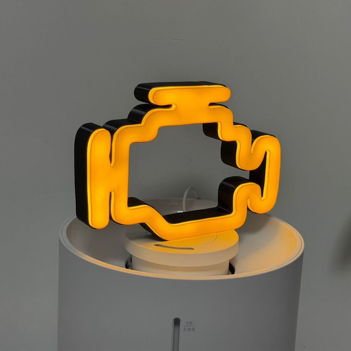 Engine Fault Light Ornament USB Illuminated Decorative Lamp
