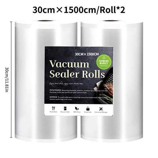 Kitchen Food Vacuum Sealer Bag Sous Vide Storage Bags for Vacuum Packaging 12/15/20/25/30Cm*1500Cm/Rolls
