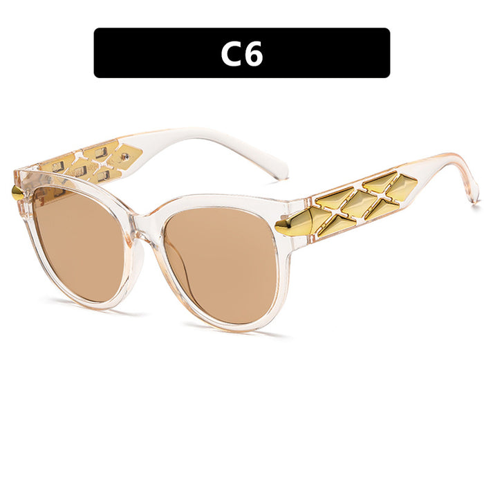 Large frame cat eye sunglasses personalized sunglasses