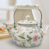 Enamel Tea Kettle Juice Water Jug Heat Resistant Multifunctional Coffee Pot Water Kettle for Party Office Home Kitchen Tea