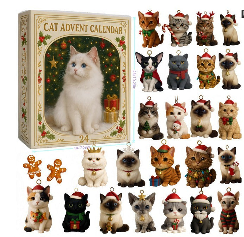 2026 Advent Calendar 24 Day 2D Acrylic Christmas Countdown Collectible Gift