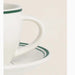 Medieval Green Cafe Ceramic Vintage Afternoon Tea Coffee Cup Dim Sum Plate Tableware 2 Pieces Set Dinner Set