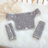 Anti-bite Towel Two Dogs Sucking Belt Baby Waist Stool Chest Pure Cotton Yarn Saliva Towel
