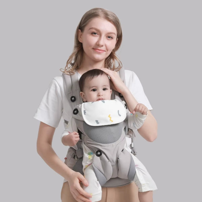 Ergonomic Omni 360 All-Position Baby Carrier for Newborn to Toddler with Lumbar Support (7-45 Pounds) Ideal for Hands-Free