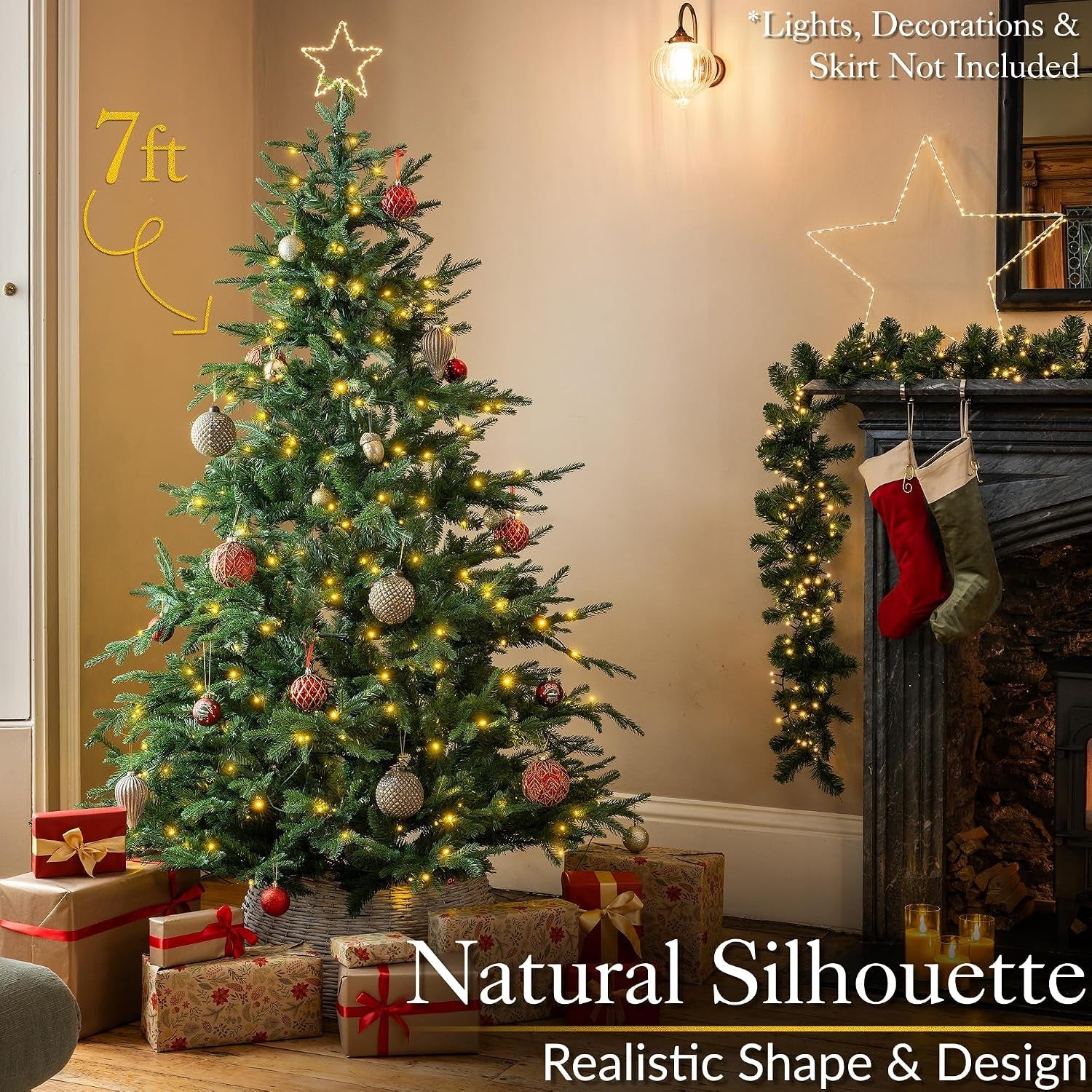 Nordmann Fir Christmas Tree, 6Ft