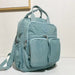 Fashion Woman Backpack Waterproof Nylon Soft Handle Solid Multi-Pocket Travel Zipper Feminina School Bags Laptop Backpack