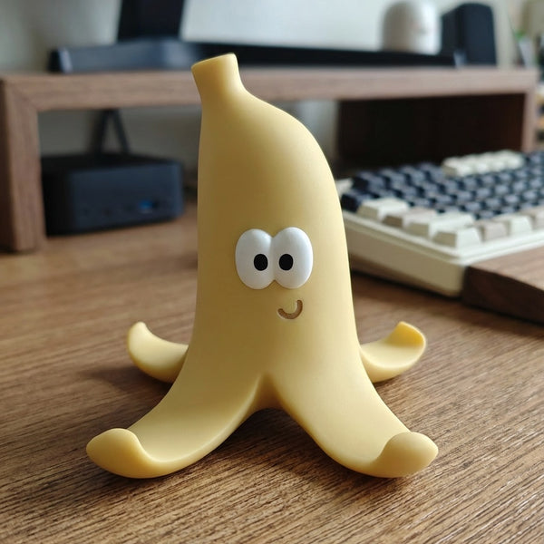 Healing Emotion Banana Phone Holder Tablet Stand