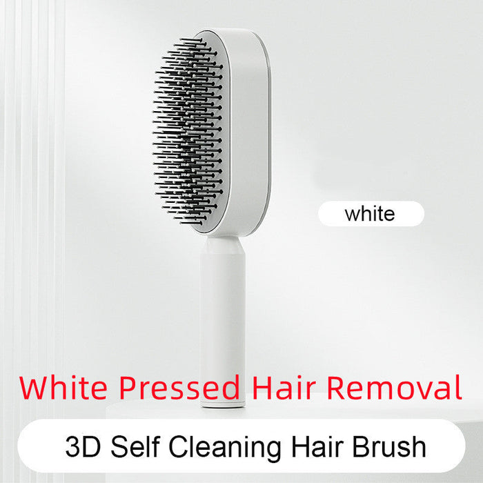 Self Cleaning Massage Scalp Comb Anti-Static Hairbrush