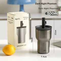 Stainless Steel Straw Cup For Cars