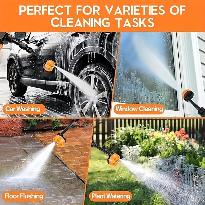 Electric Car Washer with Foam Cannon Car Wash Tools Portable Wireless High Pressure Cordless Pressure Washer,