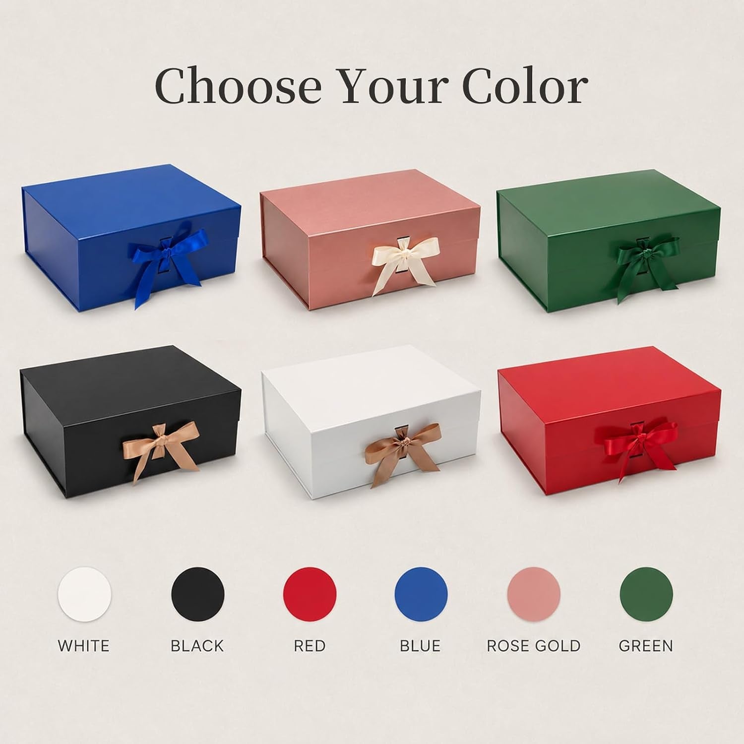 Red Large Gift Box 33.5X27X12.5 Cm, Premium Present Box with Magnetic Lid and Ribbon for Holidays Wedding Birthday Gift Packaging, Plaid Lining