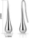 Silver Plated Teardrop Earrings