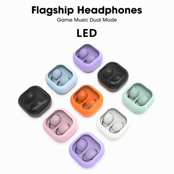 Bluetooth Headset Translucent Charging Bin Wireless 53 In-ear Ultra-long Life Battery