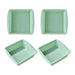 1/4Pcs Silicone Square Cake Plate Non-Stick Brownie Pot with Anti-Slip Handle Oven and Air Fryer Safe Perfect for Baking Cakes
