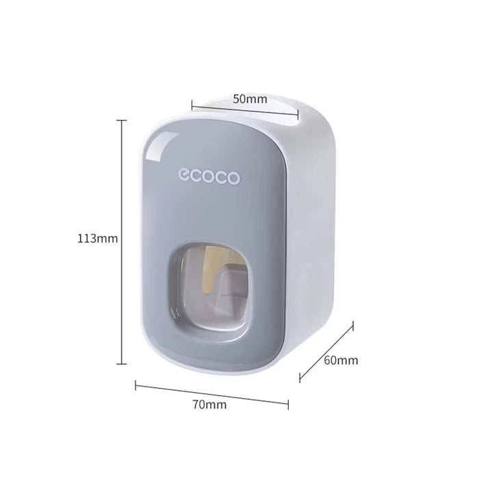 Automatic Toothpaste Dispenser Bathroom Accessories Set Wall Mounted Toothpaste Squeezer Toothpaste Holder Rack