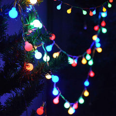Fairy Lights Plug in 120 Leds, 12M/39Ft Globe String Lights Mains Powered