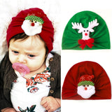 Hat Newborn Christmas Santa Hat Headdress Cozy Hat Infant Head Accessories New Year Holiday Party Hat Props