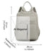 Fashion Woman Backpack Waterproof Nylon Soft Handle Solid Multi-Pocket Travel Zipper Feminina School Bags Laptop Backpack