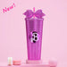 Stainless Steel Double Layer Thermos Cups 710Ml Lid Rhinestone Women Glitter Cup Water Bottle Gift Reusable Straw Cup With