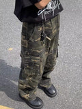 American Mechanical Style Outdoor Camouflage Workwear Casual Pants