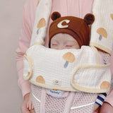 Anti-bite Towel Two Dogs Sucking Belt Baby Waist Stool Chest Pure Cotton Yarn Saliva Towel