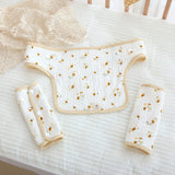 Anti-bite Towel Two Dogs Sucking Belt Baby Waist Stool Chest Pure Cotton Yarn Saliva Towel
