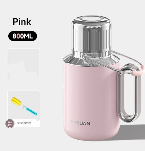 316 Stainless Steel Insulated Mug With Handle Design