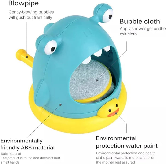 Baby Bath Toy, Shark Bath Bubble Maker for Shower and Bathtub, Bubbles tub Machine