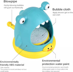 Baby Bath Toy, Shark Bath Bubble Maker for Shower and Bathtub, Bubbles tub Machine