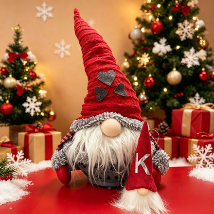 Creative Faceless Gnome Santa Plush Doll Hooded Christmas Holiday Decoration Ornament For Home Display