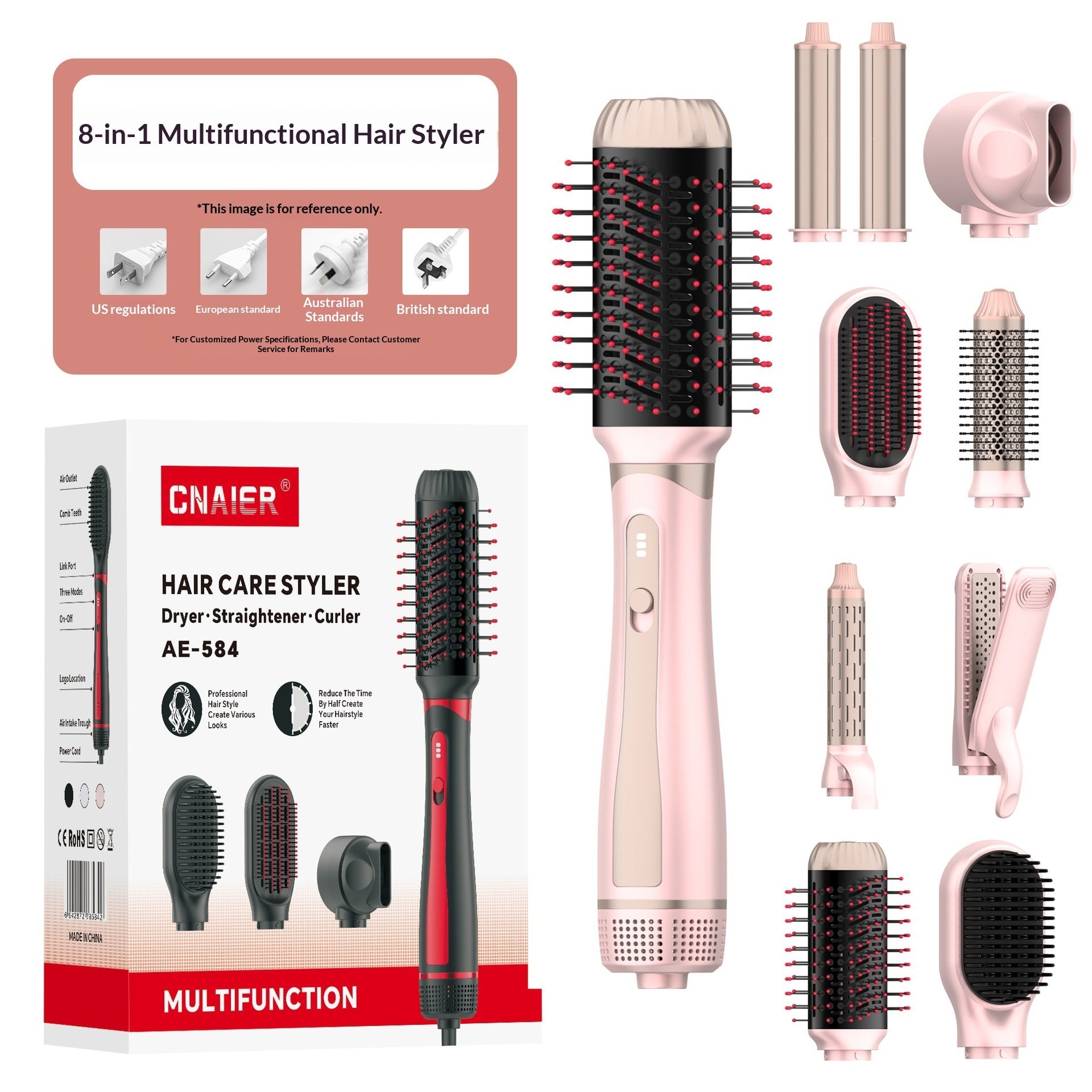 Dual-function Hair Straightener For Both Curling And Straightening