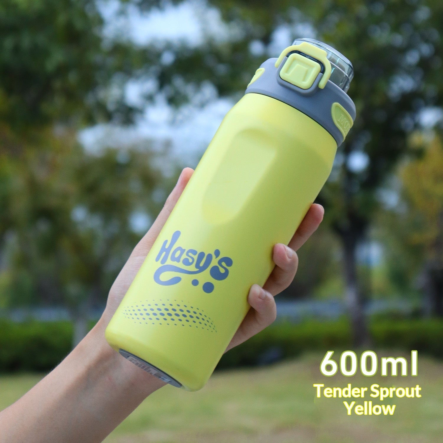 316 Stainless Steel Outdoor Portable Sports Water Bottle With Carrying Strap
