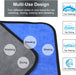 Microfibre Cleaning Cloths, 6 Pack, Two-Layer Thickened Towels, Lint Free Super Absorbent Towel for Household and Car Washing, Drying, Detailing, 40X30Cm