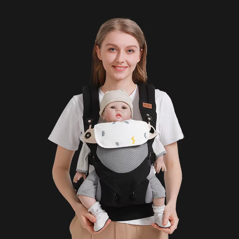 Ergonomic Omni 360 All-Position Baby Carrier for Newborn to Toddler with Lumbar Support (7-45 Pounds) Ideal for Hands-Free