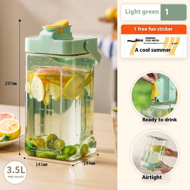 Refrigerator Cold Water Bottle With Faucet Large Capacity Cool Water Pot