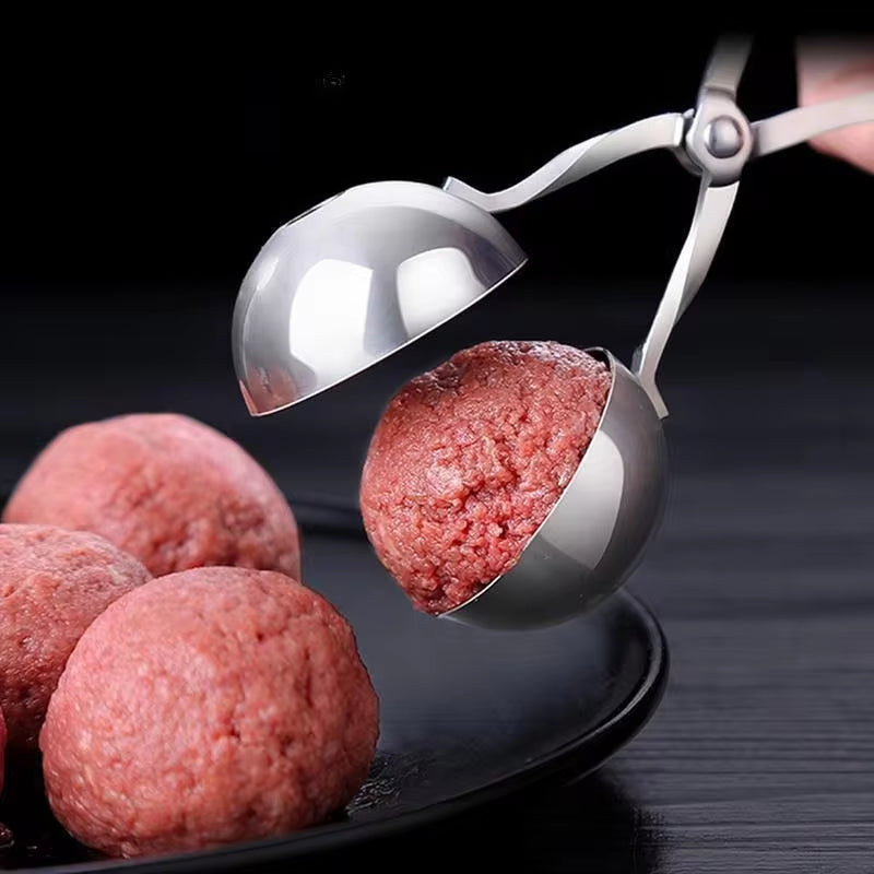 Meat Ball Maker Tool Stainless Steel Clip round Rice Ball Shaper Spoon Meatball Making Mold Non Stick Stuffed Kitchen Gadget