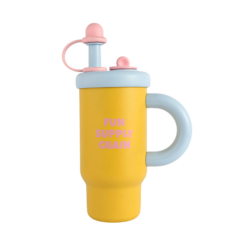 Large-capacity Insulated Mug With A Handle