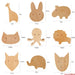 1Pcs Animal Wooden Hooks Cute Room Decor Hook Wall Keychain Coat Hook Home Door Wood Hook Hanger Kitchen Accessories Gadget