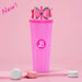 Stainless Steel Double Layer Thermos Cups 710Ml Lid Rhinestone Women Glitter Cup Water Bottle Gift Reusable Straw Cup With